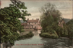 Grove Mills and RIver Wandle Mitcham, United Kingdom Postcard Postcard