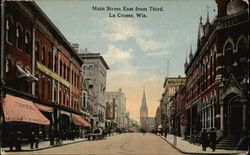 Main Street East from Third Postcard