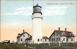 Highland Light North Truro, MA Postcard Postcard