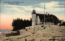 Point Betsey Light House Postcard