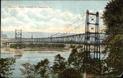 Market Street Bridge Steubenville, OH Postcard Postcard