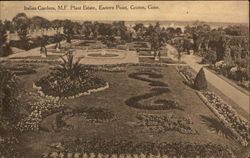 Italian Gardens, MF Plant Estate, Eastern Point Postcard