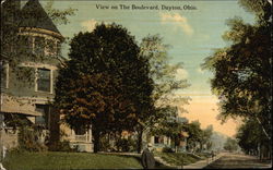 View on the Boulevard Postcard