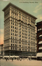 U.B. Building Dayton, OH Postcard Postcard