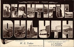 Greetings From Beautiful Duluth Minnesota Postcard Postcard