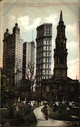 Park Row Building Postcard