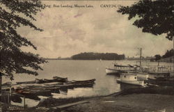 Boat Landing, Meyers Lake Postcard