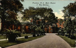 Butler Hospital, Main Building Providence, RI Postcard Postcard