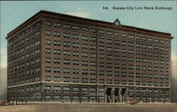 Kansas City Live Stock Exchage Postcard