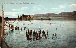 Saltair, on Great Salt Lake Postcard