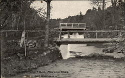 Trickling Falls, Powwow River Postcard