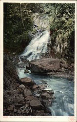 Veil Falls, Ossipee Mountain Park Lake Winnipesaukee, NH Postcard Postcard