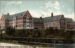 St. Paul School - New Upper School Concord, NH Postcard Postcard