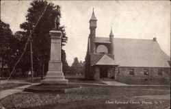 Christ Episcopal Church Deposit, NY Postcard Postcard