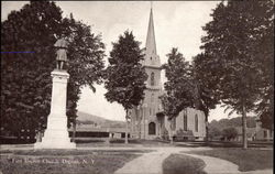 First Baptist Church Deposit, NY Postcard Postcard