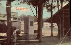 Erie Monument Deposit, NY Postcard Postcard