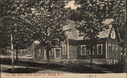 Old Pine Grove School, Fourth Street Deposit, NY Postcard Postcard