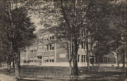 View of High School Postcard