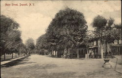 Looking Up Main Street Deposit, NY Postcard Postcard