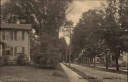 Looking Up Court Street Postcard