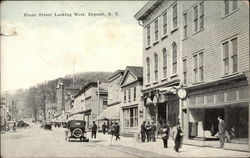 Front Street Looking West Postcard