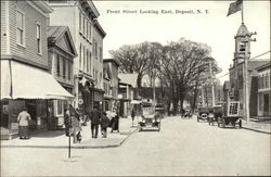 Front Street Looking East Postcard