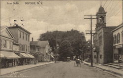 Front Street Deposit, NY Postcard Postcard