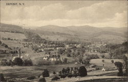 Bird's Eye View of Deposit Postcard