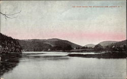 The River above the Stilesville Dam Deposit, NY Postcard Postcard