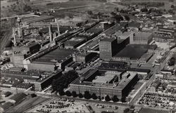 Aerial Photograph of The Floor Division Factory, Armstrong Cork Company Lancaster, PA Postcard Postcard