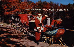 Santa's Workshop, North Pole, NY Postcard