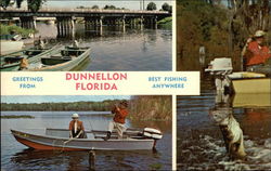 Bass Fishing Postcard