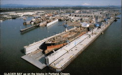 Port of Portland's Dry Dock 4 Postcard