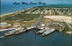 Cape May Lewes Ferry Postcard