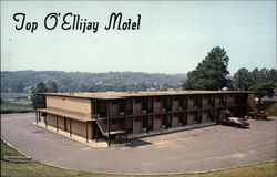 Top O'Ellijay Motel Georgia Postcard Postcard