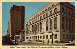 Federal Court House, Post Office and Waterman Building Postcard