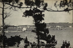 Airliners Moored in Hamilton Harbour Bermuda Postcard Postcard