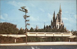 Disneyland - Monorail to the Magic Kingdom Postcard Postcard