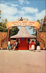 Catskill Game Farm Inc New York Postcard Postcard