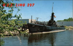 USS Ling 297 Hackensack, NJ Postcard Postcard