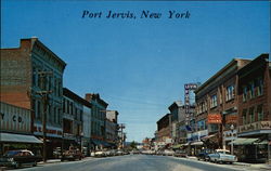 Port Jervis New York Postcard Postcard