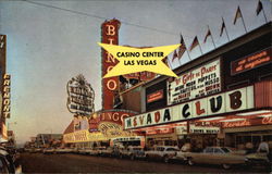 Nevada Club - Casino Center Las Vegas Postcard Postcard