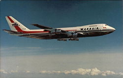 Wardair Boeing 747, CF-DJC, the "Phil Garratt" Aircraft Postcard Postcard