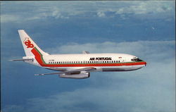 Boing 737, Air Portugal Postcard