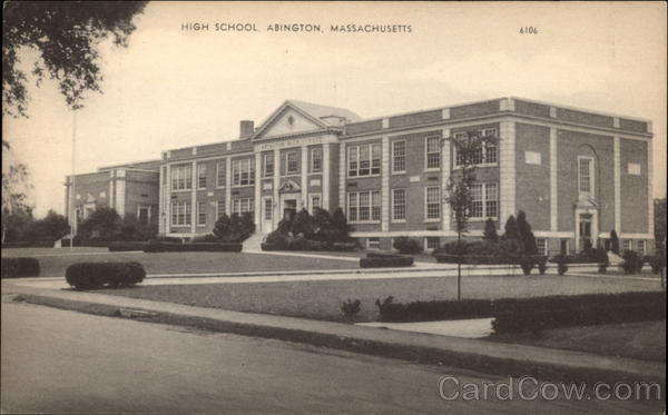 View of High School Abington, MA