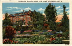 Smith College - Chapin House, Botanical Gardens Postcard