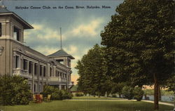 Holyoke Canoe Club, on the Conn. River Postcard