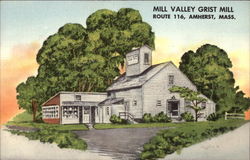 Mill Valley Grist Mill Amherst, MA Postcard Postcard