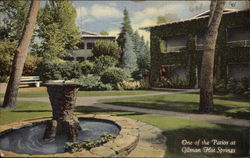 One of the Patios at Gilman Hot Springs California Postcard Postcard