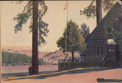 Hume Lake Conference - Administration Building California Postcard Postcard